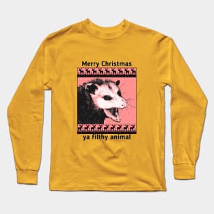 Christmas possum Long Sleeve T-Shirt